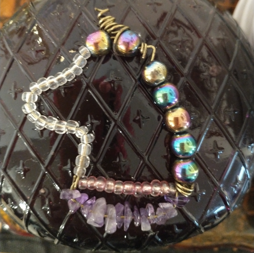 Beaded Unicorn Charm